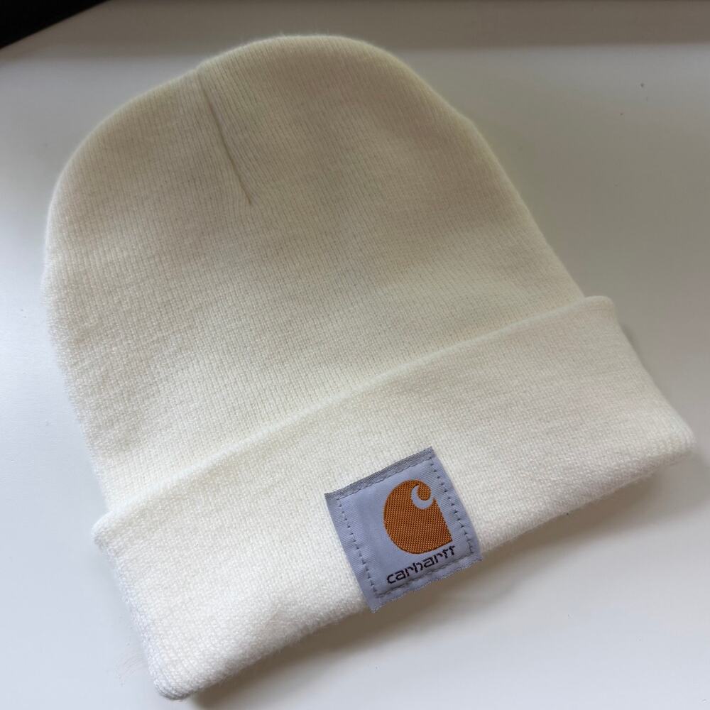 Carhartt Cream Winter Hat/Beanie